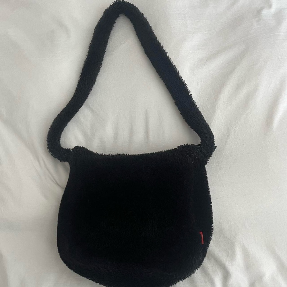 black unif fluffy faye bag